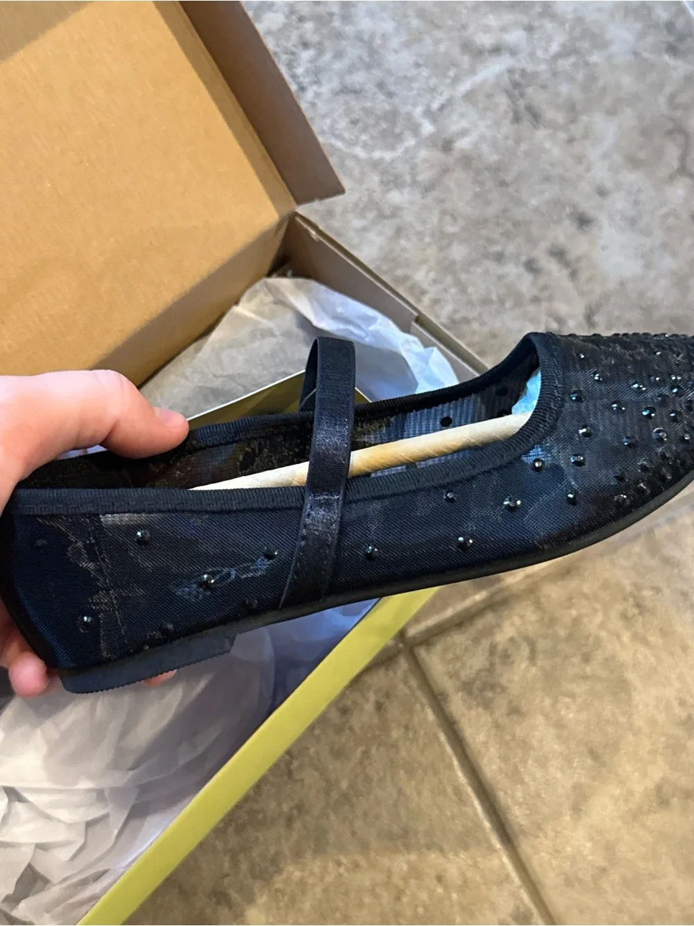 💝art class kids Black Sybil flats